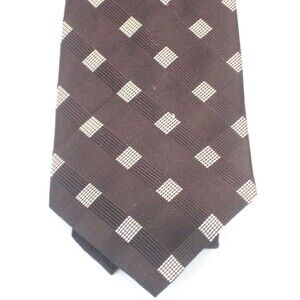 Valerio Garati 100% Silk Navy Geometric Design Necktie